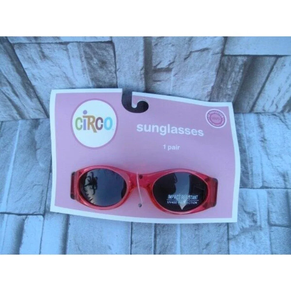 NEW by CIRCO, CHILDREN'S SUNLASSES(1PAIR) COLOR WATERMELON, 100% UV PROTECTION,